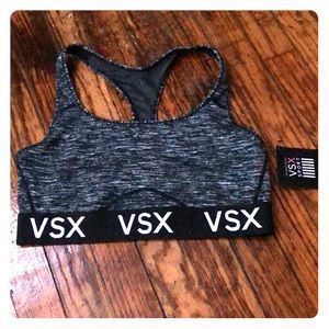 VSXSport Gray Speckled Sports Bra